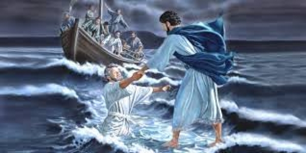 História Sagrada - Livro de Jó e São Pedro sobre as águas