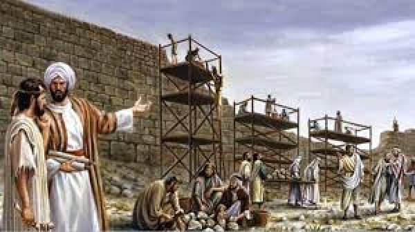 História Sagrada 76 - A reconstrução das muralhas de Jerusalém