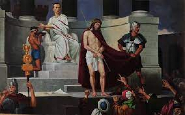 Via Sacra - 1ª Estação - Jesus é condenado à morte.
