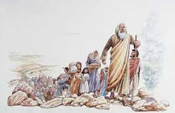 História Sagrada XVII - Moisés e o povo Hebreu pelo deserto